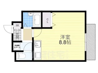 グランツ岡本3【1階】の間取り