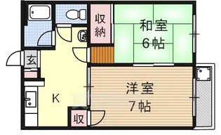第1中日ビル【3階】の間取り