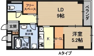 プール・トゥジュールブラン【1階】の間取り