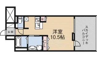御幸レジデンス丸の内【6階】の間取り
