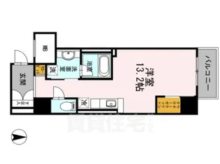 御幸レジデンス丸の内【9階】の間取り