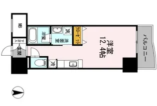 御幸レジデンス丸の内【12階】の間取り