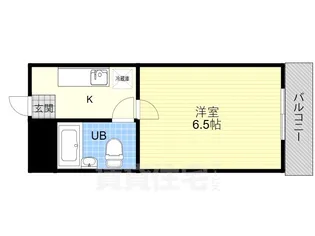 1Kの間取り画像