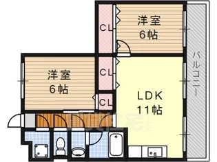 第3籠原ビル【4階】の間取り