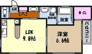 Ys CANARD【3階】の間取り