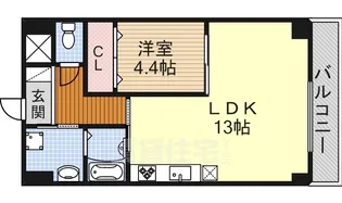 グレーシア名駅南【2階】の間取り