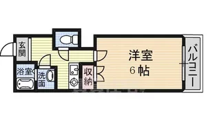 グロウパレス1【403号室】の間取り