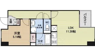 グラン・アベニュー 栄【7階】の間取り