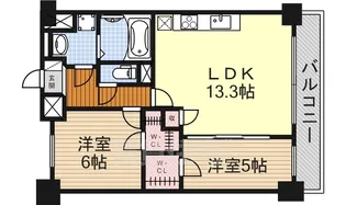エスフィオーレ【9階】の間取り