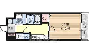 グレイスレジデンス大阪WEST【6階】の間取り