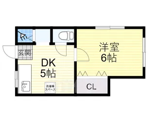 五條ハイツ【3階】の間取り