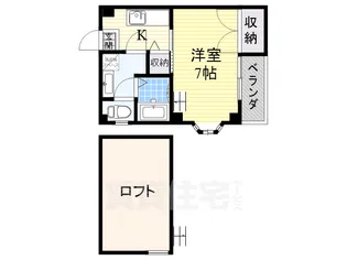 グレース上本町【6階】の間取り