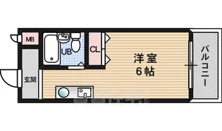 大阪府大阪市西淀川区歌島1丁目【マンション】の間取り