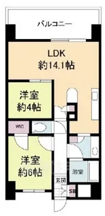 La Douceur山王【6階】の間取り