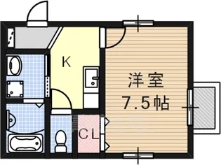 エクセラン秀和【2階】の間取り