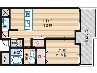 サウスパーク【6階】の間取り