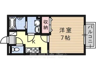 プリシェール元八事【2階】の間取り