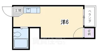 京都府京都市上京区妙蓮寺前町【マンション】の間取り