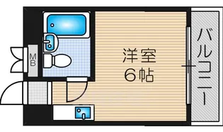 エスティライフ姫島公園【3階】の間取り