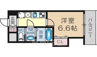 1Kの間取り画像