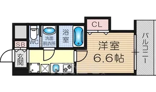 サムティ大阪CITY WEST【8階】の間取り