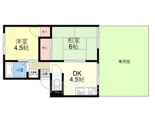 プレジール浜【1階】の間取り