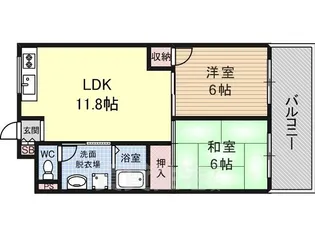 エスパシオ【3階】の間取り