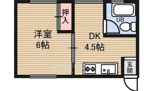 新大阪土井コーポ【3階】の間取り