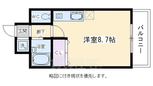 カワモトマンション【2階】の間取り