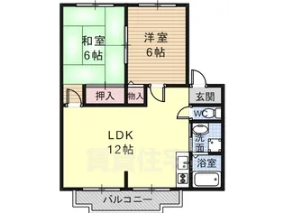 アーバン春日【1階】の間取り