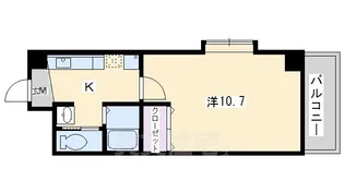 メディナ三条室町【5階】の間取り