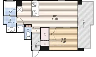 SK BUILDING-501【3階】の間取り