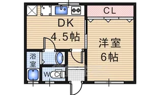 山岸ハイツ【1階】の間取り