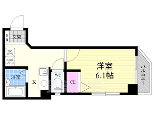 オルティー【4階】の間取り