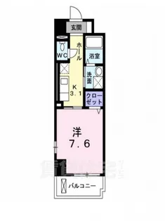 大阪府大阪市住吉区山之内2丁目【マンション】の間取り
