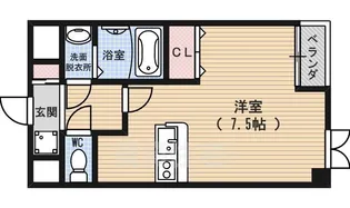 CASA FLUENTE(カーサフルエンテ)【5階】の間取り