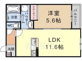 アスルーニ【1階】の間取り