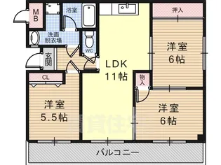 ADD TO【303号室】の間取り