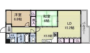フロレアール2【2階】の間取り