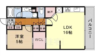 ローレルアイ上前津【14階】の間取り