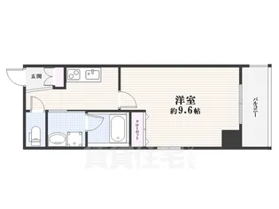 第15フクマルビル【7階】の間取り