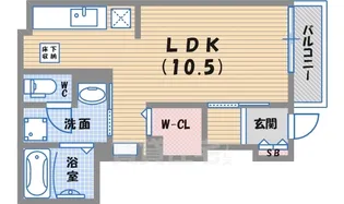 フリーデハウス【1階】の間取り