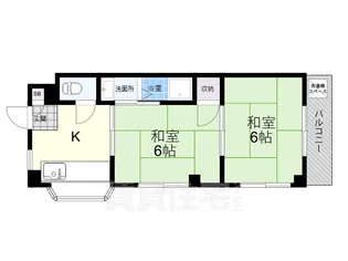 日英ハイツ【3階】の間取り