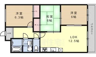 エステートEX白鳥【2階】の間取り