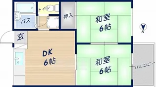 ハイツトヨダ【2階】の間取り