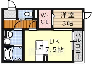 エバラン【1階】の間取り