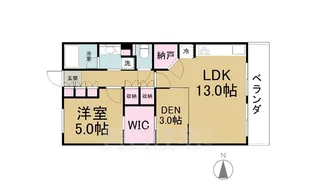 ローレルアイ上前津【14階】の間取り