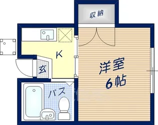 ライフ寧楽【2階】の間取り