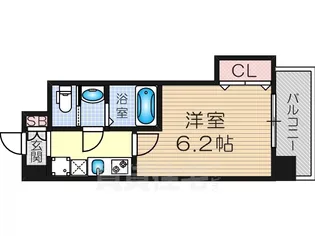 ラグゼ十三本町【7階】の間取り