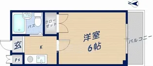 ブエナビスタ瓢箪山【2階】の間取り